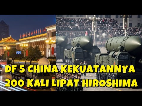 JARANG TERJADI CHINA GEBER RUDAL NUKLIR DF 5 KE JALANAN PESAN KERAS BAGI AMERIKA